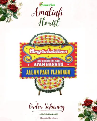 Bunga Papan Congratulation di Graha Delima Bekasi
